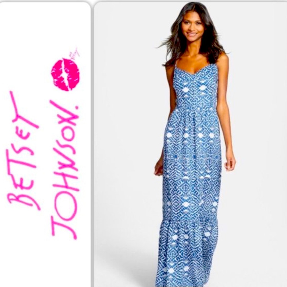 Betsey Johnson Linen Maxi